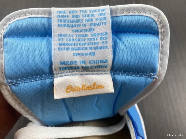 UNC Air Nike 1 Low SB x Jordan CJ7891-401 1111